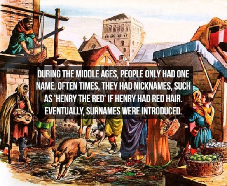 Middle Ages Facts names