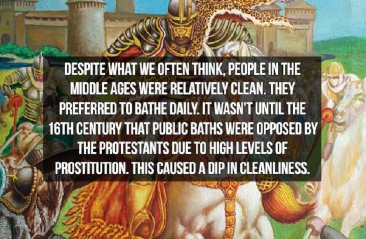Middle Ages Facts cleanliness 
