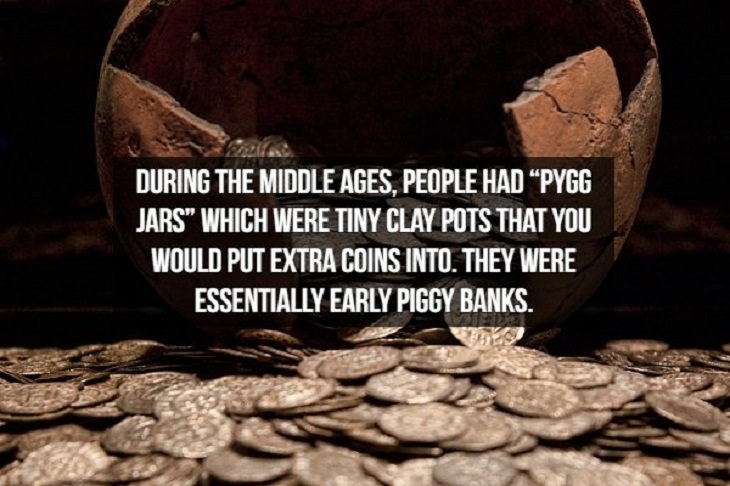 Middle Ages Facts piggy bank