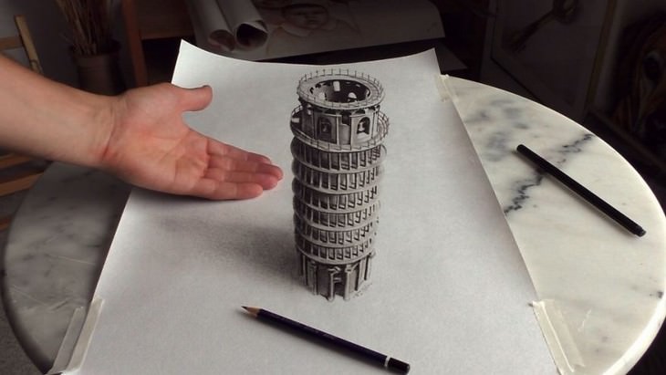 3D art by Stefan Pabst Pisa tower