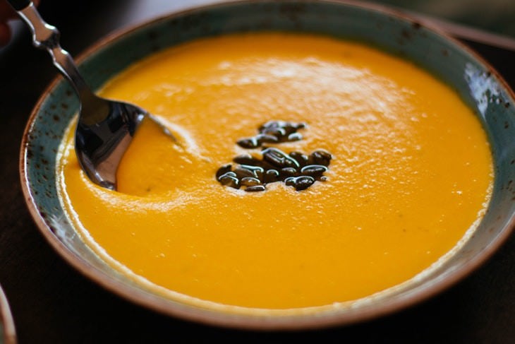 vegetables that become healthier once cooked Pumpkin soup