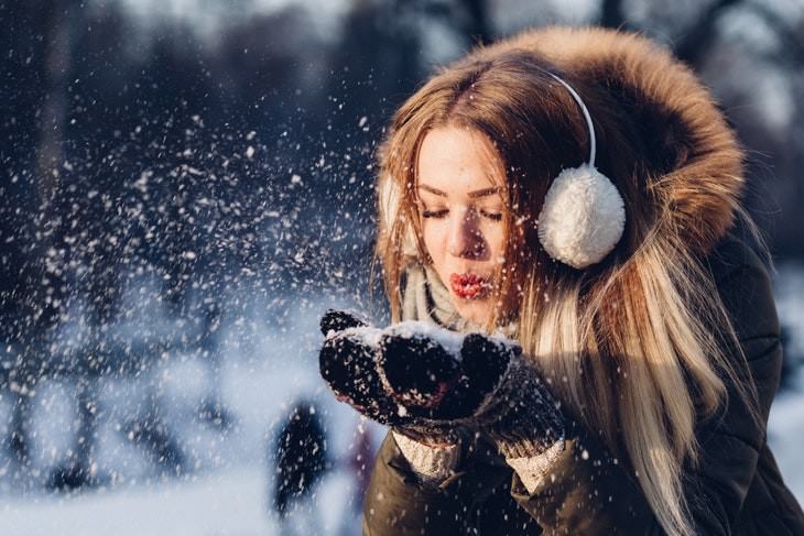 health myths of the 2010's woman in the snow