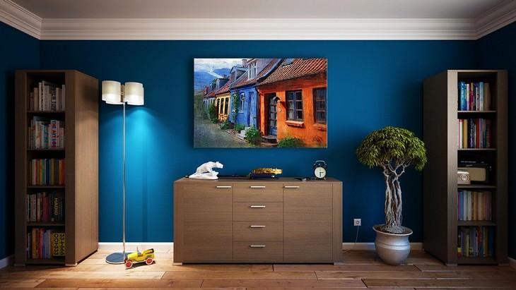 interior decorating mistakes and tips room with blue walls