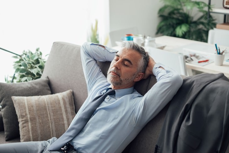 Hypertension Studies of 2019 man napping on the couch