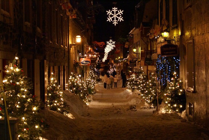 Picturesque Christmas Locations Quebec, Canada