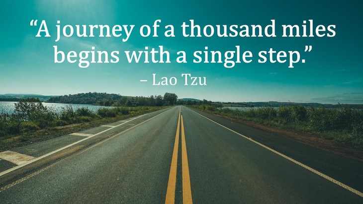  Quotes About New Beginnings Lao Tzu journey