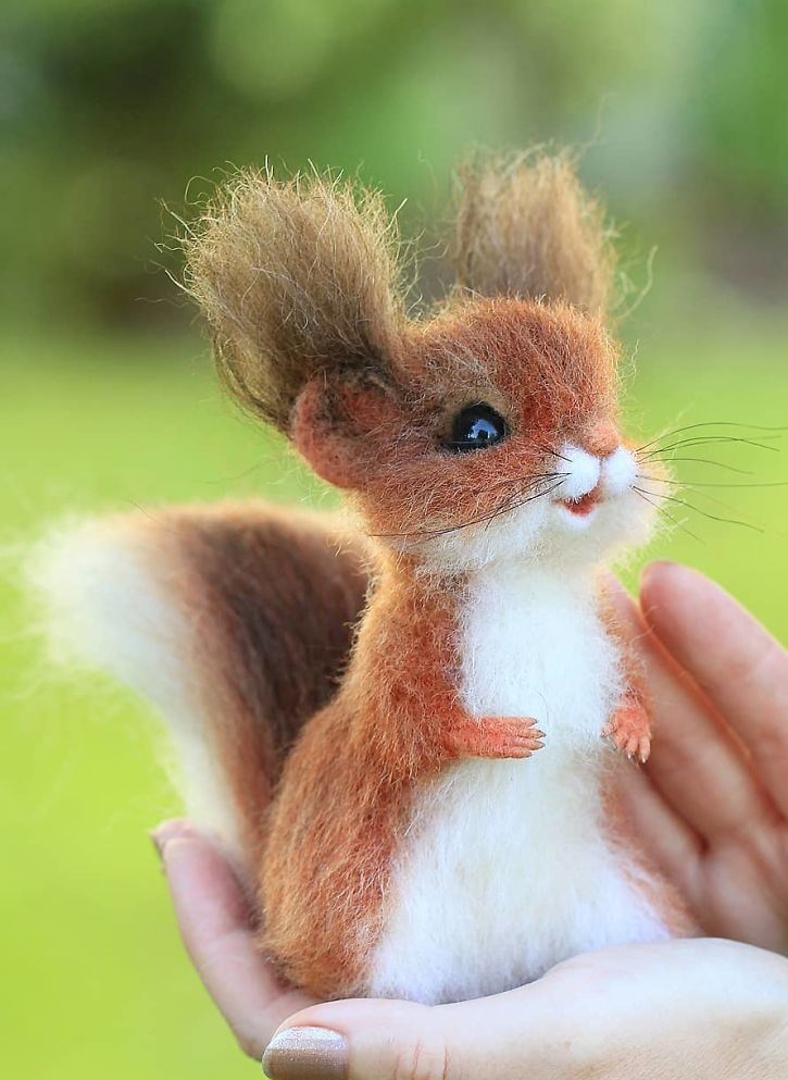 Felt Wool Animals That Look Like Disney Characters