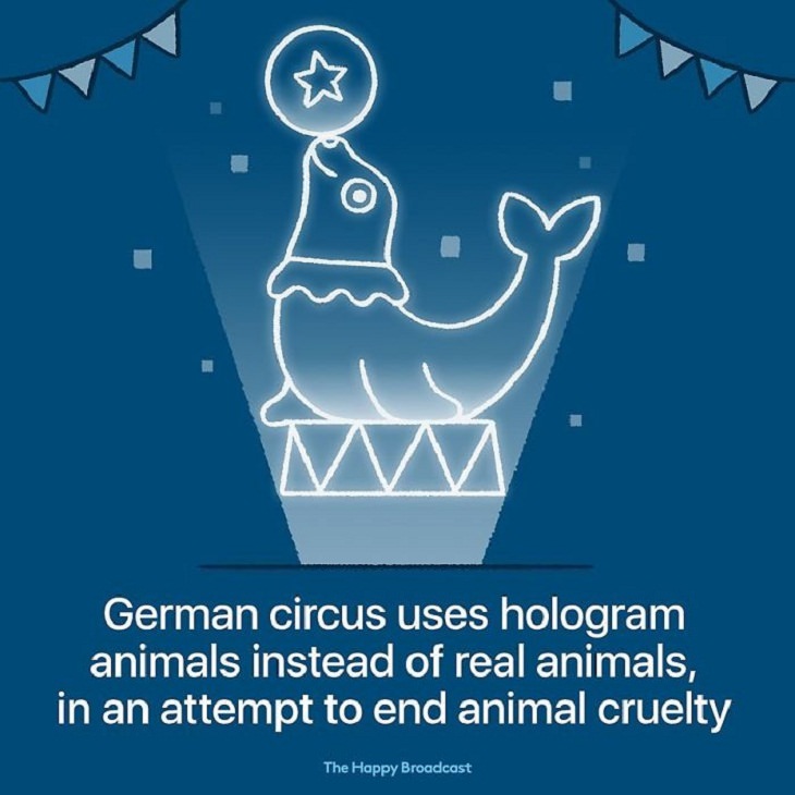 Positive Headlines circus animals 