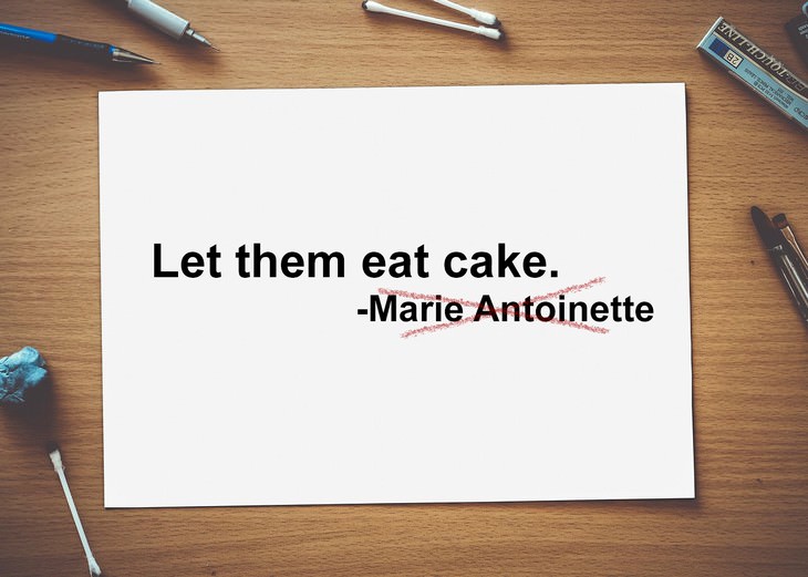 misattributed quotes marie antoinette