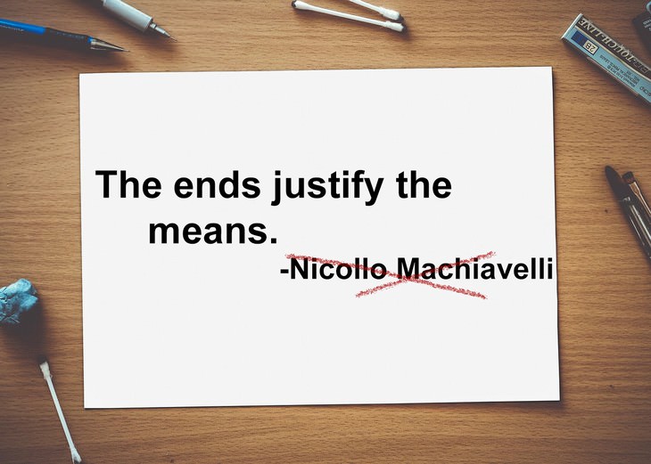 misattributed quotes Niccolò Machiavelli