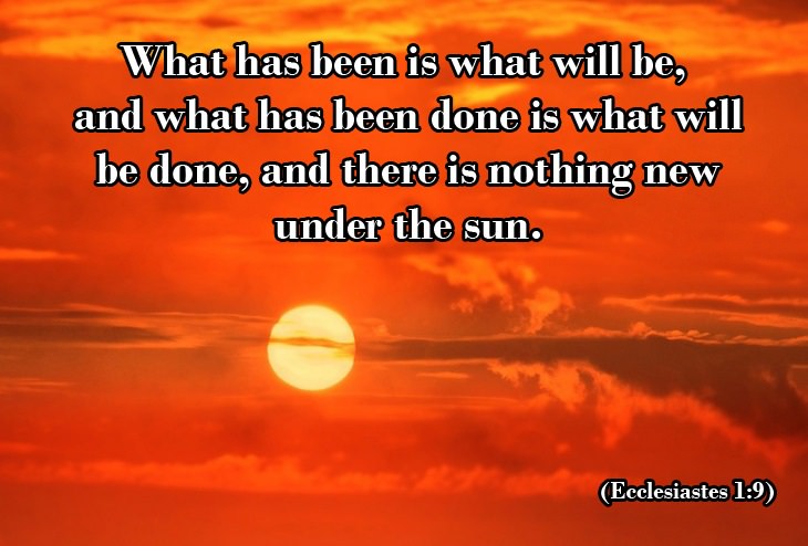 Quotes from Ecclesiastes: sunset