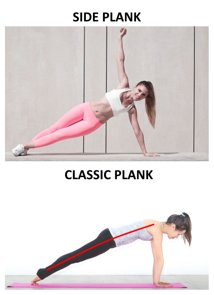 toga appetite control Plank and side plank