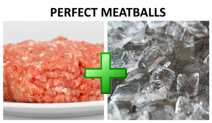 cooking tips meatballs ice