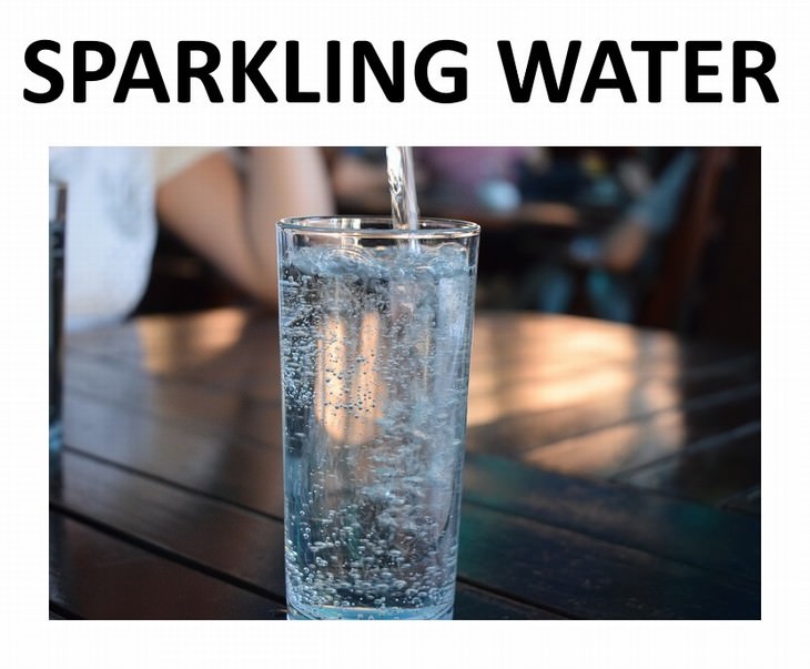 9 types of water Sparkling Water
