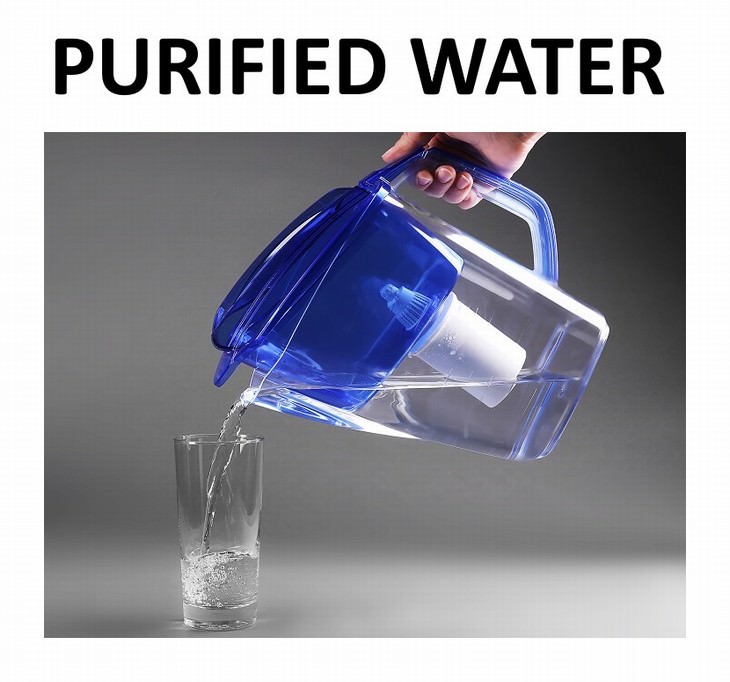 9 types of water Purified Water