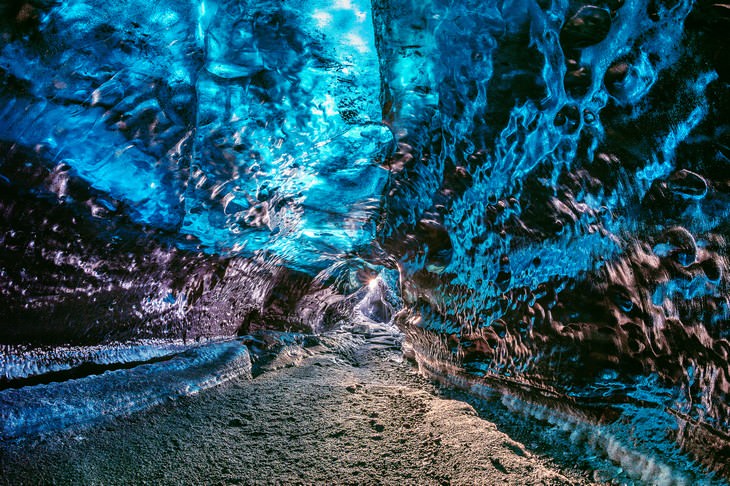 colorful places The Mendenhall Ice Caves
