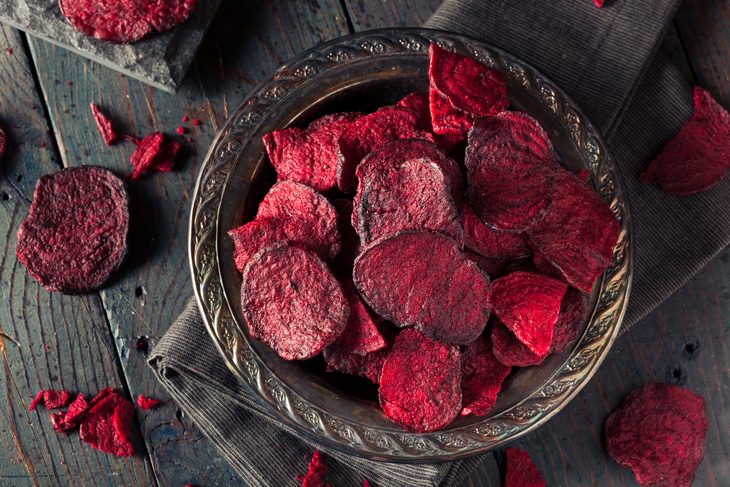 Beet recipes: chips