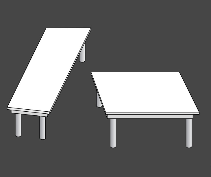 optical illusions 2 tables