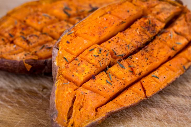 10-a-day diet with lots of fruit and vegetables Sweet Potatoes