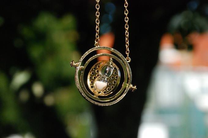 quiz sand clock on a chain