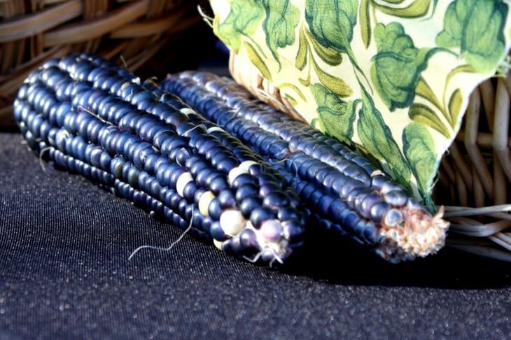 Anthocyanins: blue corn