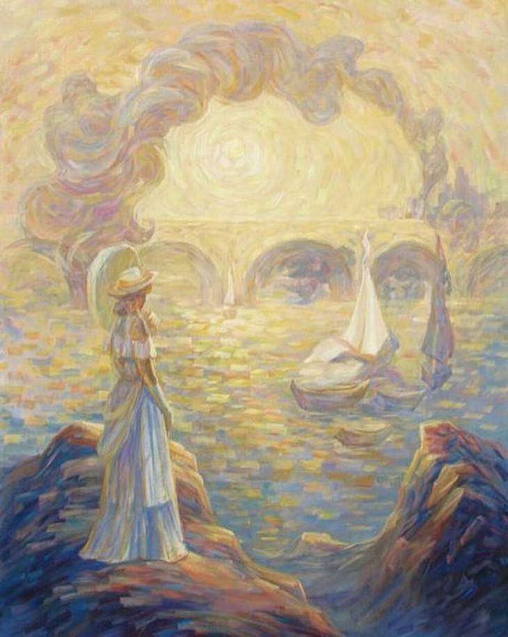 optical illusions Oleg Shuplyak Impression Of Claude Monet