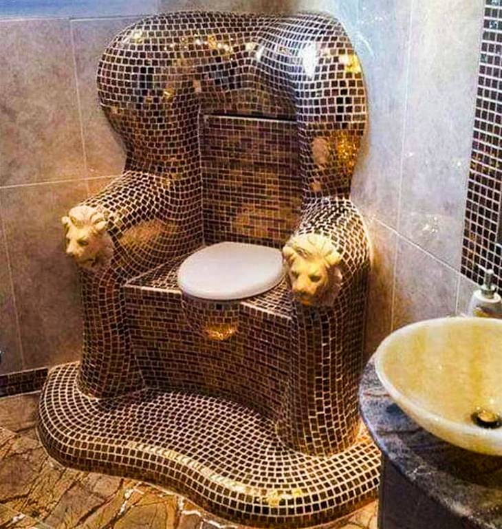 Bad bathrooms: throne