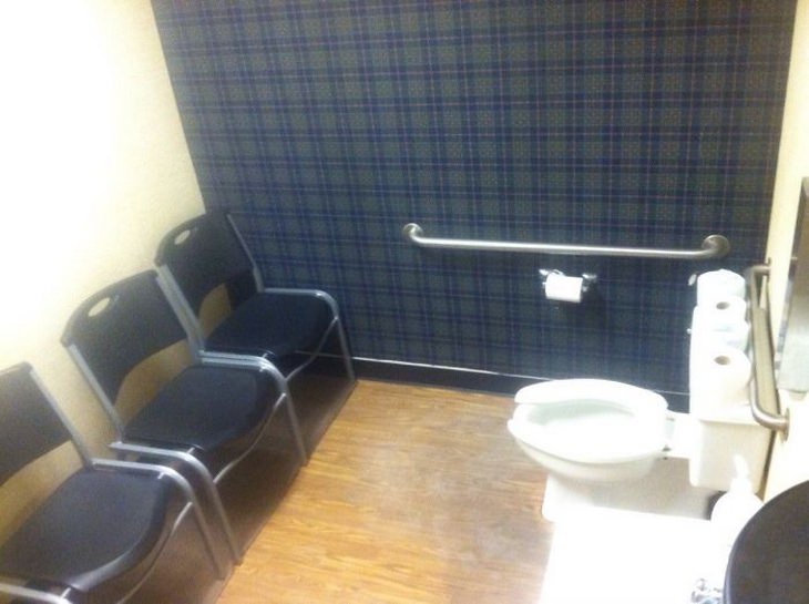 Bad bathrooms: chairs
