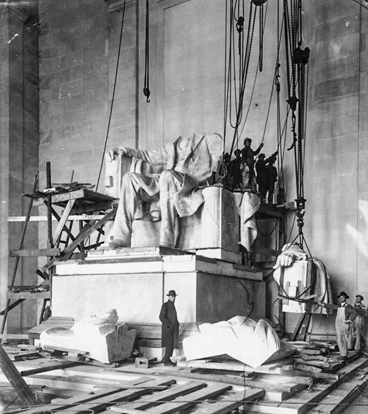 construction of famous buildings The Lincoln Memorial
