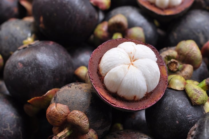 exotic fruit Mangosteen