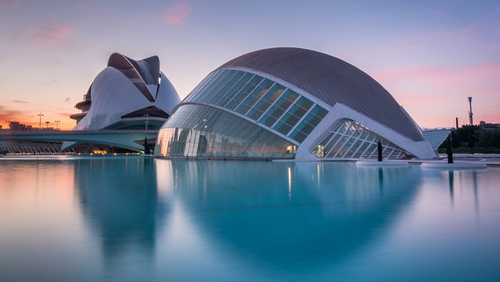 Futuristic Buildings The City of Arts and Sciences