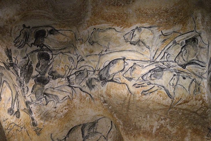 Chauvet cave: lions