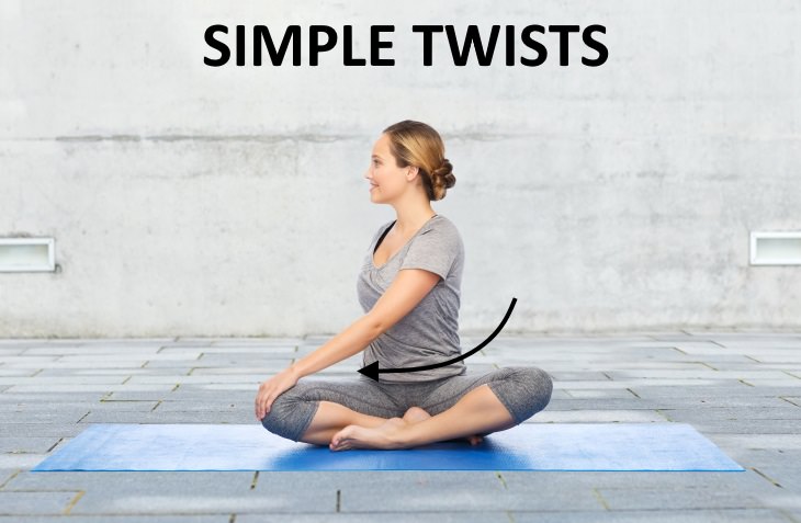 liver exercises spinal twists