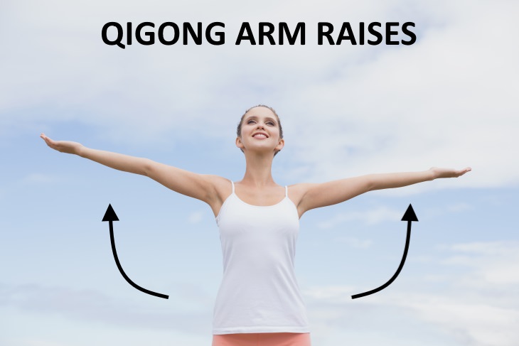 liver exercises Arm Raises In Sync With Breathing