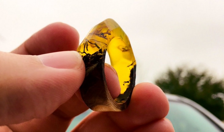 Resin sculptures: ring