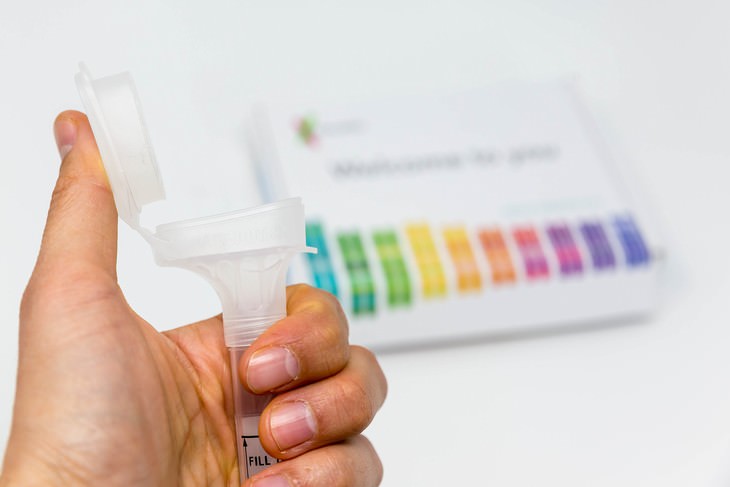 home DNA tests tube