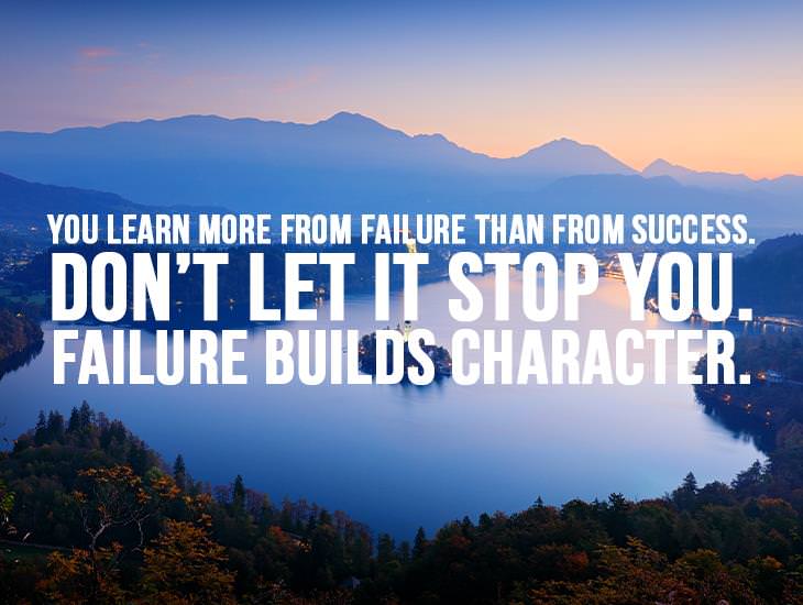 You Learn More From Failure