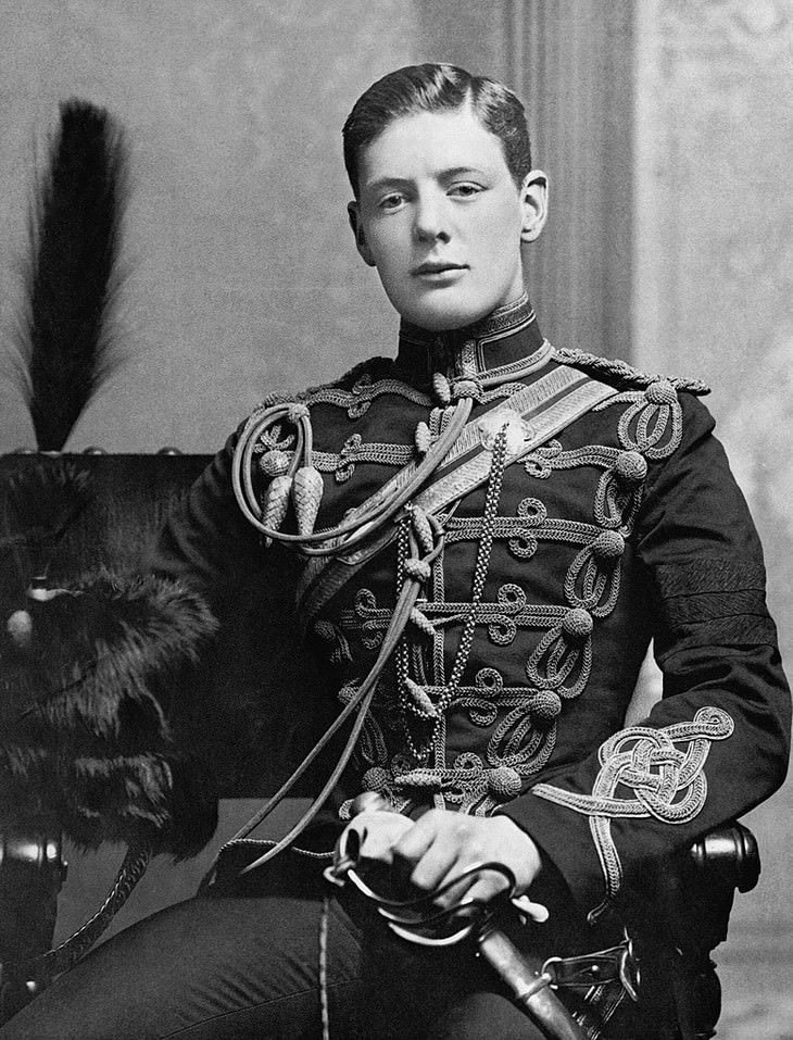 attractive historical figures Winston Churchill 1895