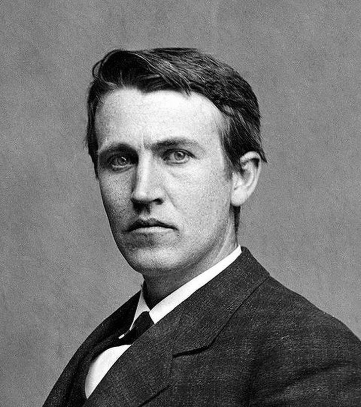 attractive historical figures Thomas Edison (1877)