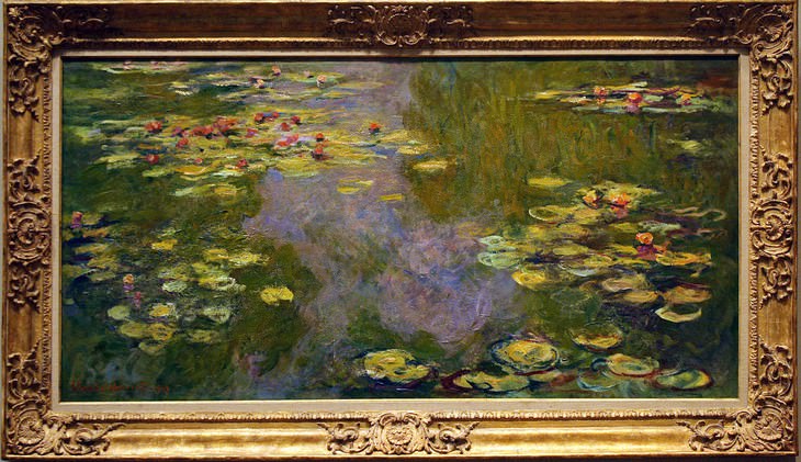 famous flower paintings Water Lilies (1919) Claude Monet