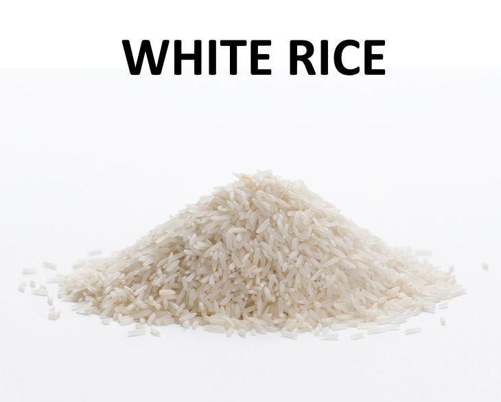 the different kinds of rice white rice