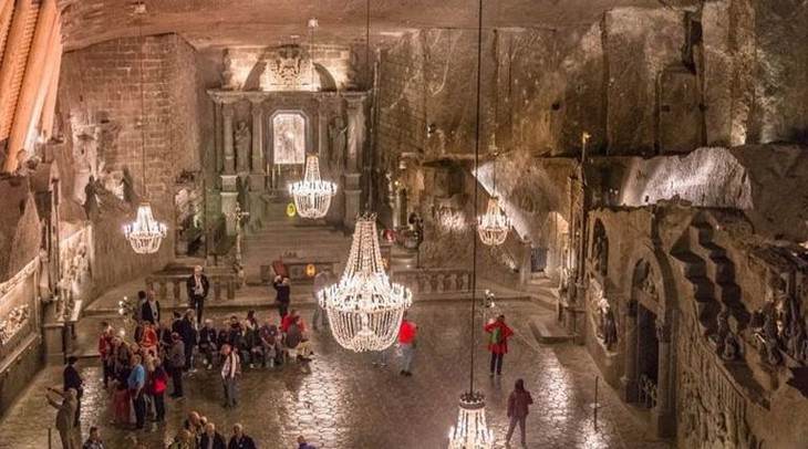 caves tourism Kraków Salt Mines