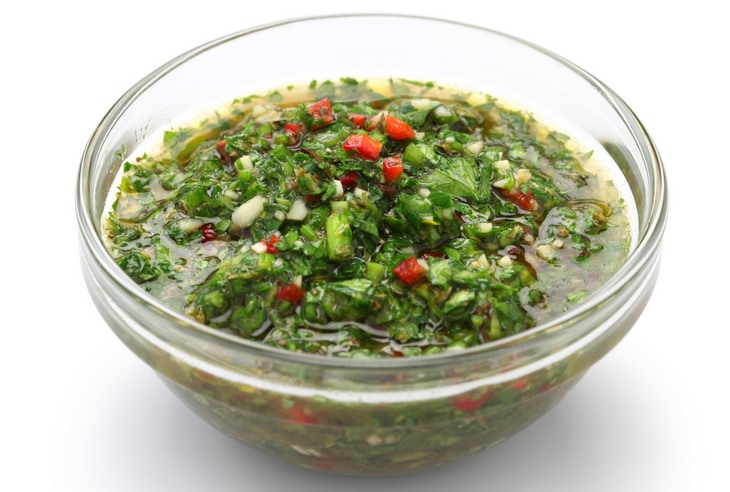 Hot Sauces: chimichurri