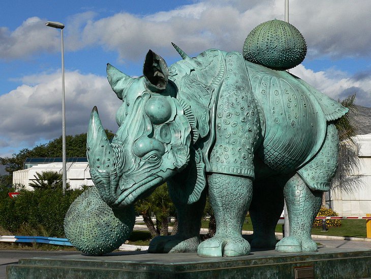 Public Art: rhino