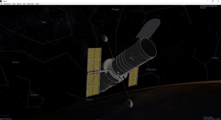 Celestia User Guide Hubble