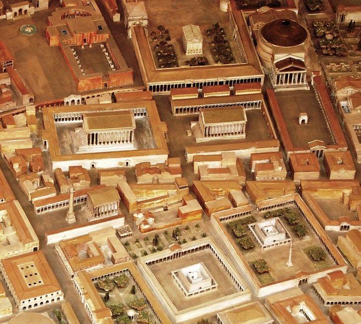 Rome model: Trian Pantheon