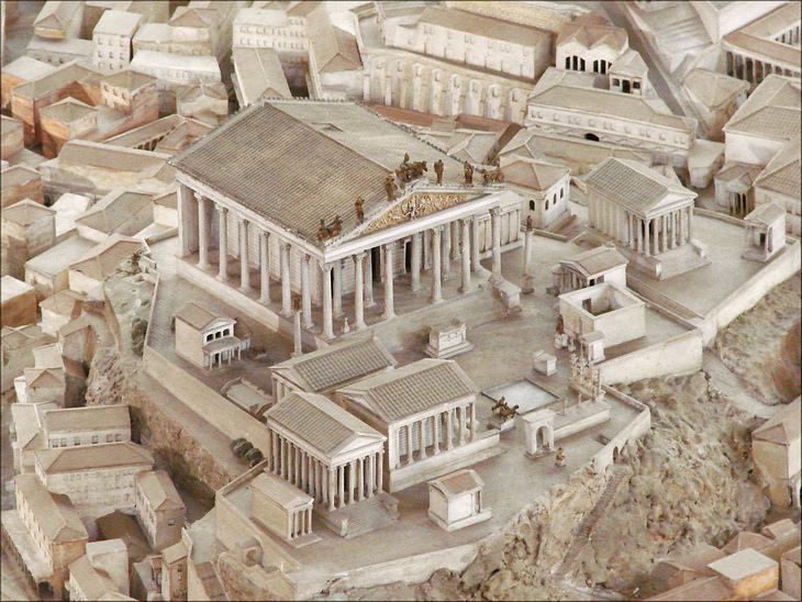 Rome model: temple