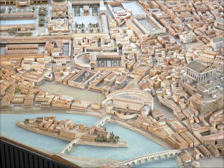 Rome model: Tiber Island