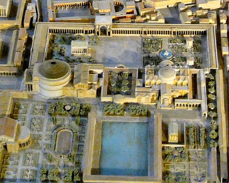 Rome model: gardens