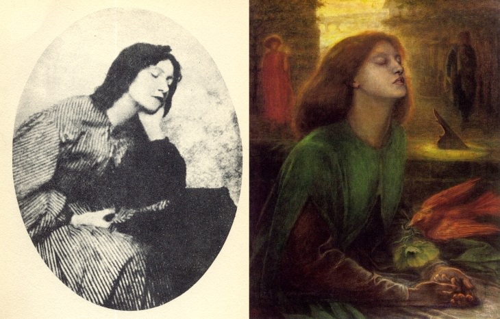 Photos of Artists' Muses Elizabeth Siddal